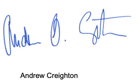 Andrew Creighton signature